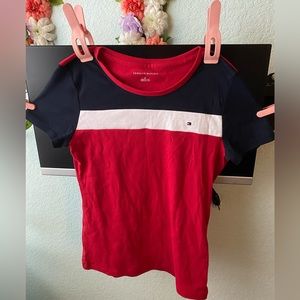 tommy hilfiger red tee